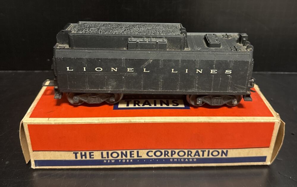 Lionel Lines Tender With Whistle 6026W O Gauge Post War Vintage Original Box